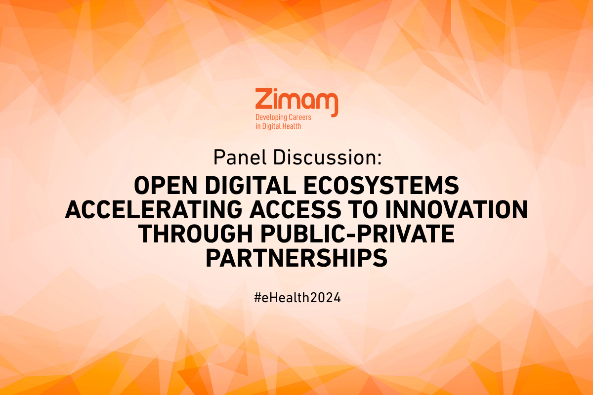 Panel Discussion Open Digital Ecosystems Accelerating Access to Innovation Through Public-Private Partnerships #eHealth2024