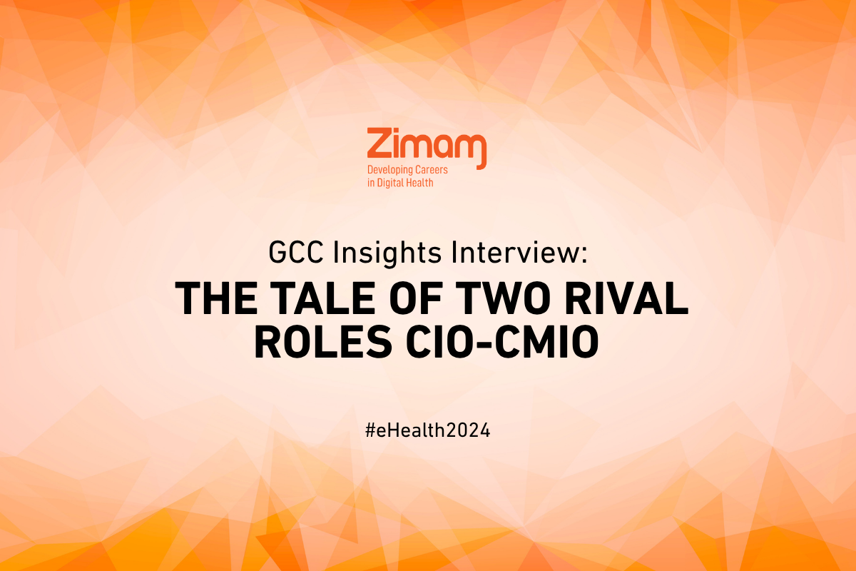 GCC Insights Interview The Tale of Two Rival Roles CIO-CMIO #eHealth2024